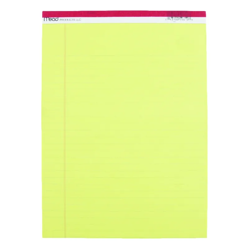 Mead 8.5 In. W X 11 In. L Legal Pad 50 Ct