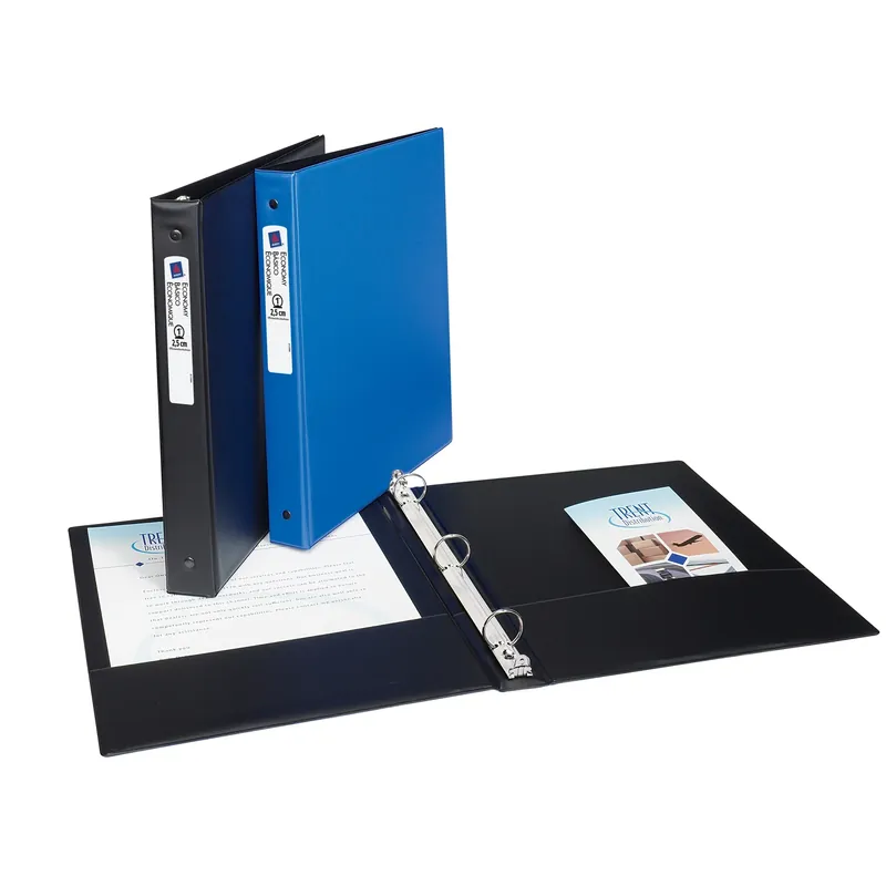 3-Ring Economy Binder, Assorted Colors