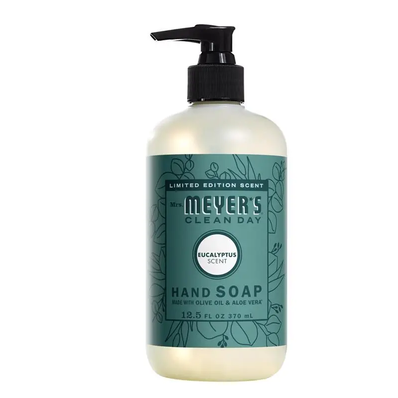 Clean Day Eucalyptus Scent Liquid Hand Soap 12.5 Oz Bottle With Pump