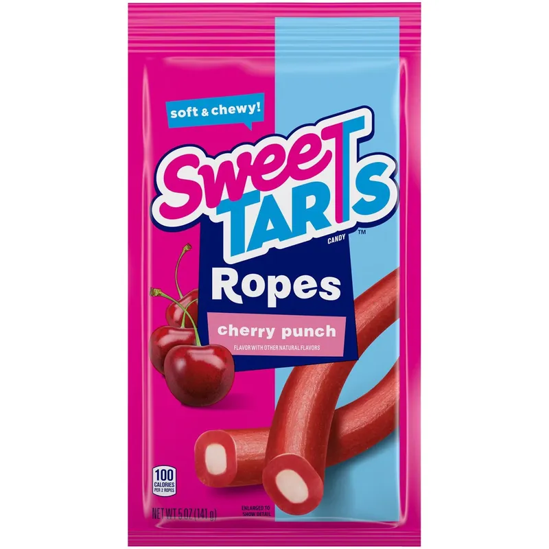 SweetTARTS Ropes Cherry Punch Licorice 5 Oz