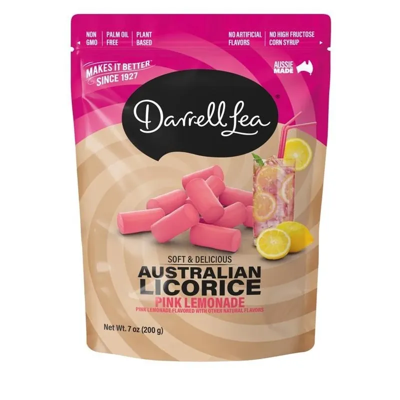 Darrell Lea Pink Lemonade Licorice – 7 oz Sweet‑Tangy Snack