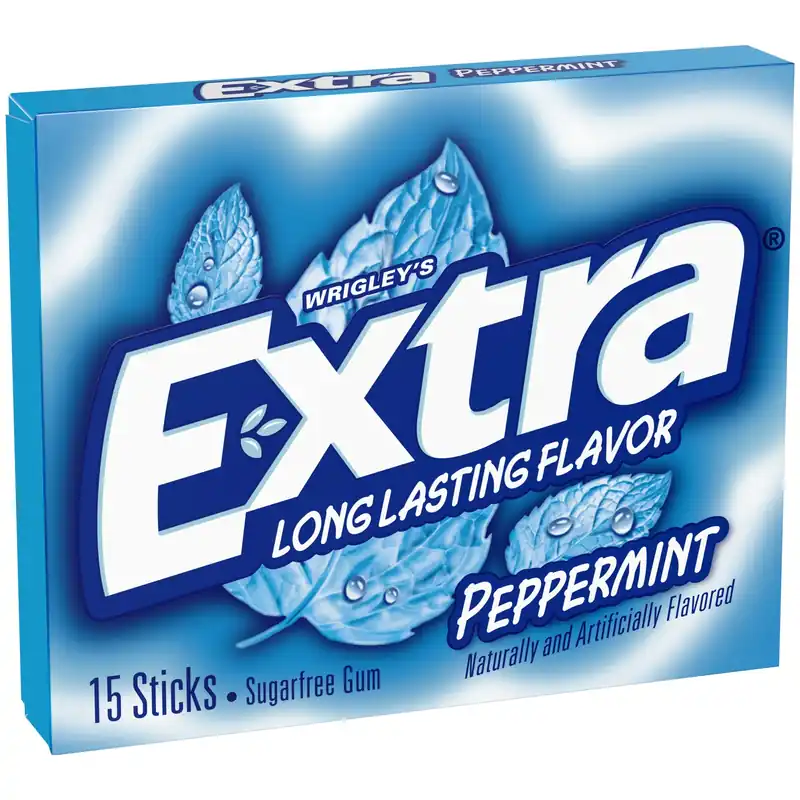 Wrigley‘s Extra Sugar Free Peppermint Chewing Gum 15 Pc 0.11 Oz