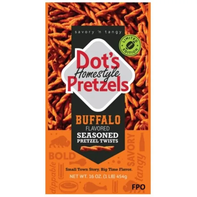 Dot‘s Homestyle Buffalo‑Spiced Pretzel Twists – 16 oz Crunchy Snack