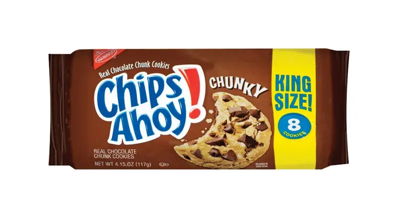 Chips Ahoy! Chunky Chocolate Chip Cookies 4.15 Oz Packet