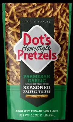 Parmesan Garlic Flavor Pretzels, 16 Oz.