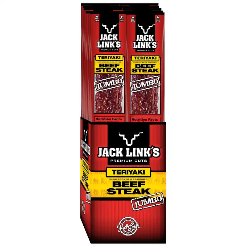Meat Snack, Teriyaki Beef Steak, 2-oz.