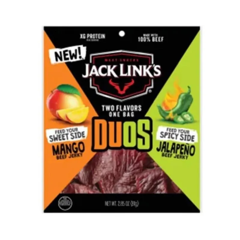 Jack Link’s Duo’s Mango‑Jalapeño Beef Jerky – 2.85 oz Bag