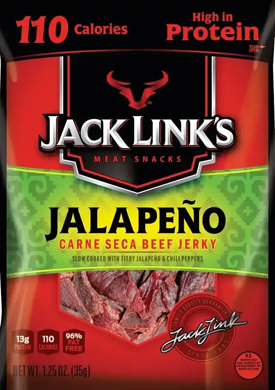 Jack Link‘s Jalapeno Beef Jerky 2.85 Oz Pegged