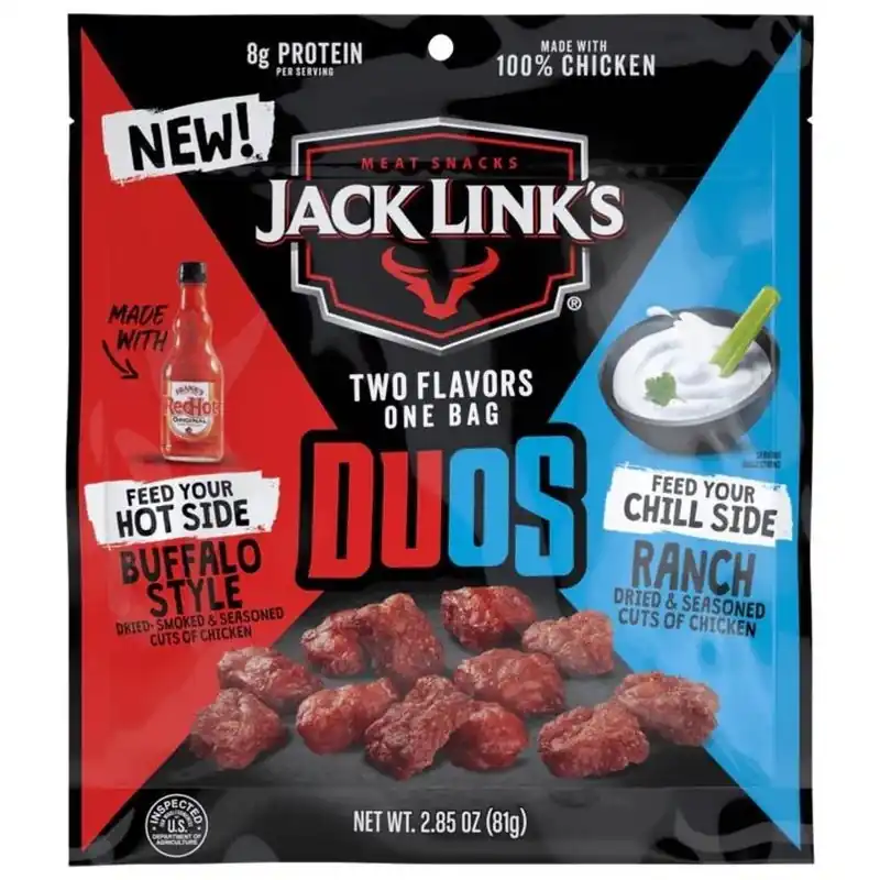 Jack Link‘s Duo‘s Red Hot & Ranch Chicken Jerky – 2.85 oz Bag
