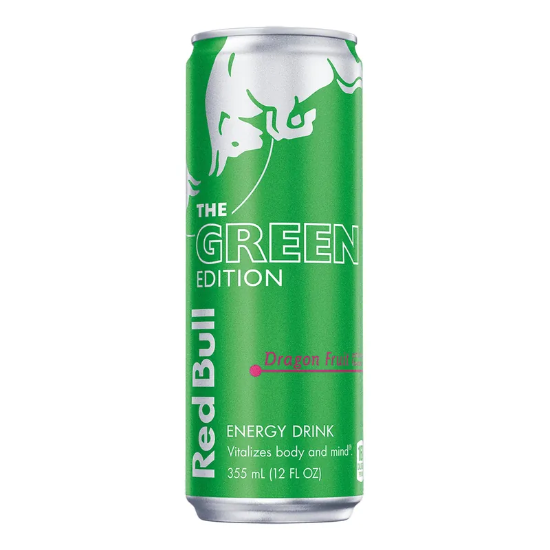 Red Bull Green Edition Dragon Fruit Energy Drink 12