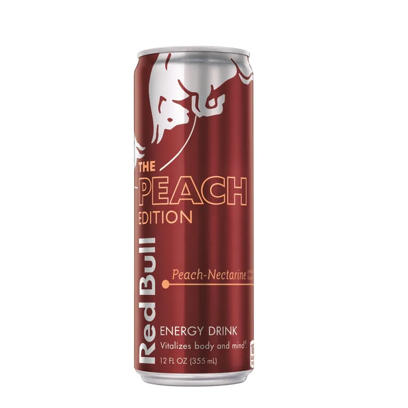 Red Bull The Peach Edition Peach-Nectarine Energy Drink 12 Oz