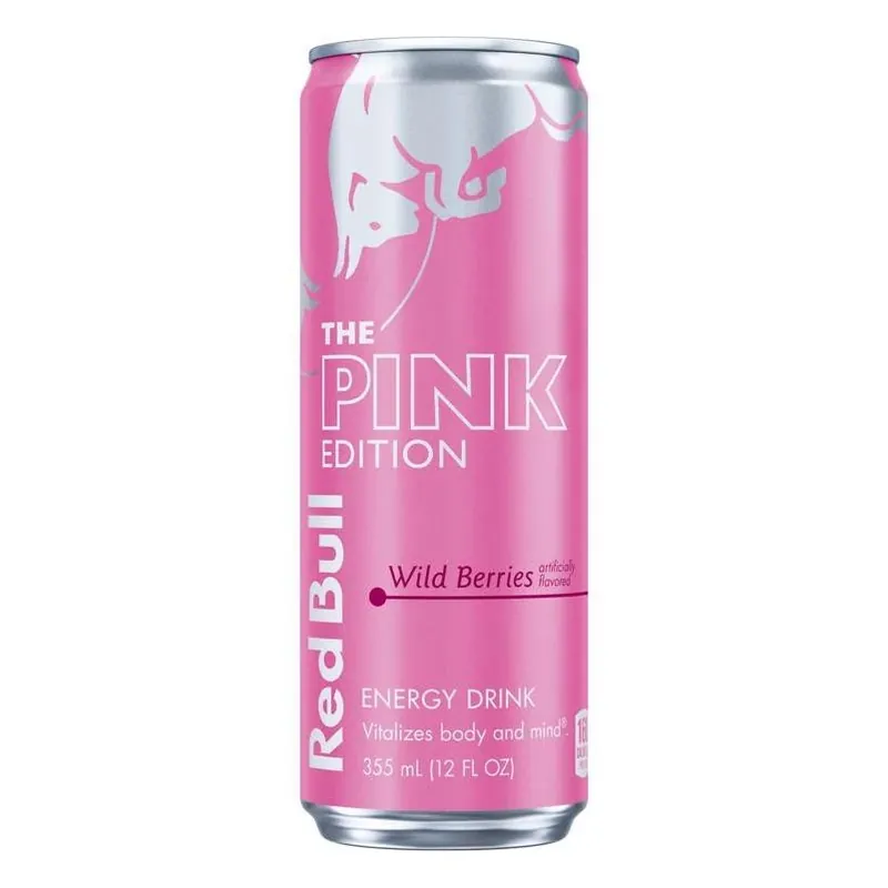 Red Bull Pink Edition Wild Berry Energy Drink – 12 Oz Can
