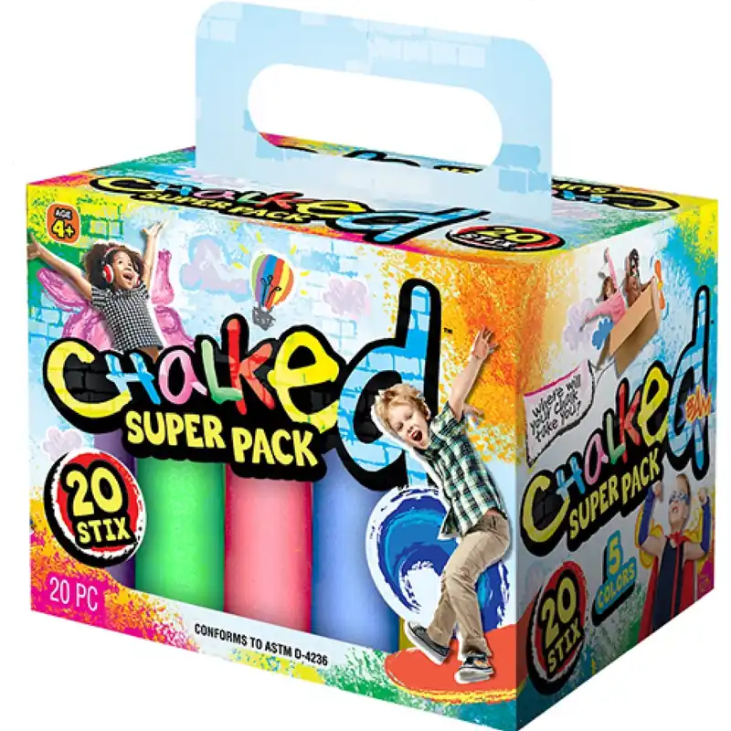 Ja-Ru Sidewalk Chalk Assorted 20 Pc