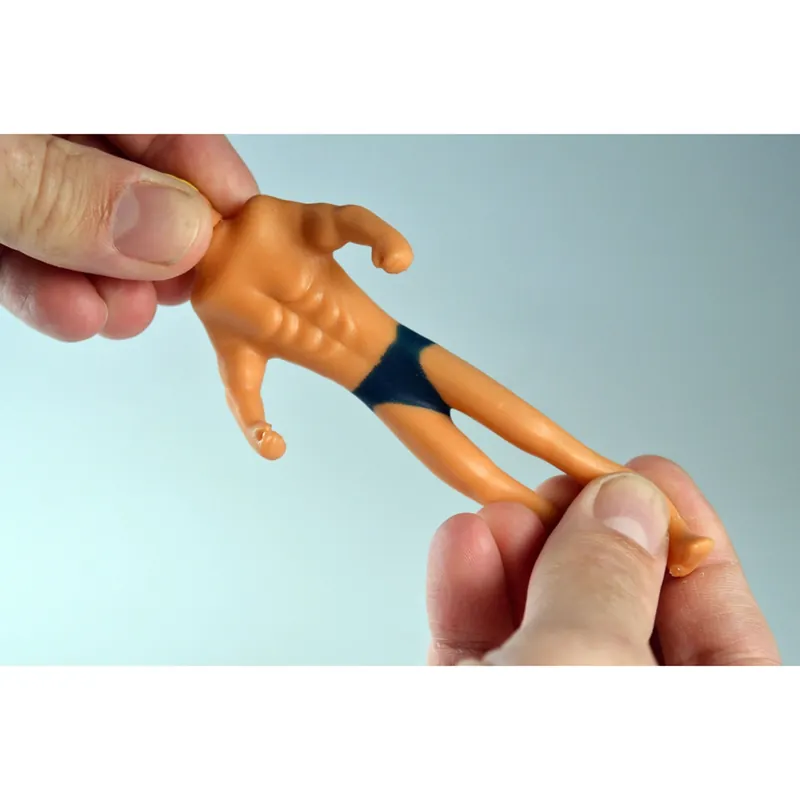 World‘s Smallest Stretch Armstrong Rubber Toy - Multicolored, 1.5 In.