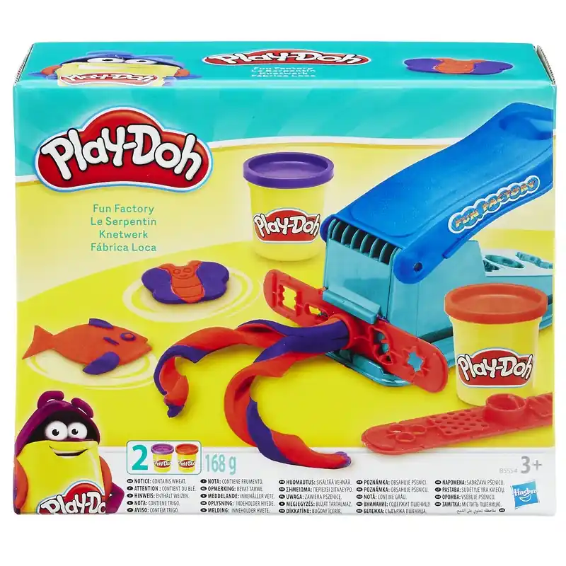 Play-doh Fun Factory Set Multicolored - Model Hsbb5554