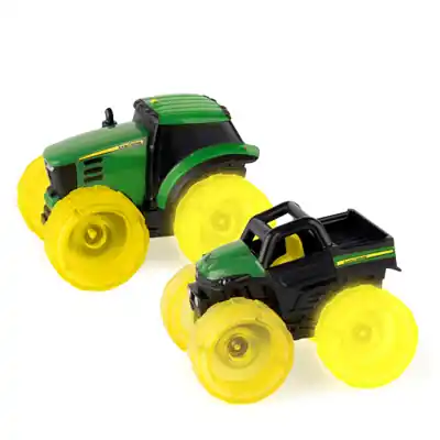 John Deere Monster Treads Lighting Wheels Vehicle