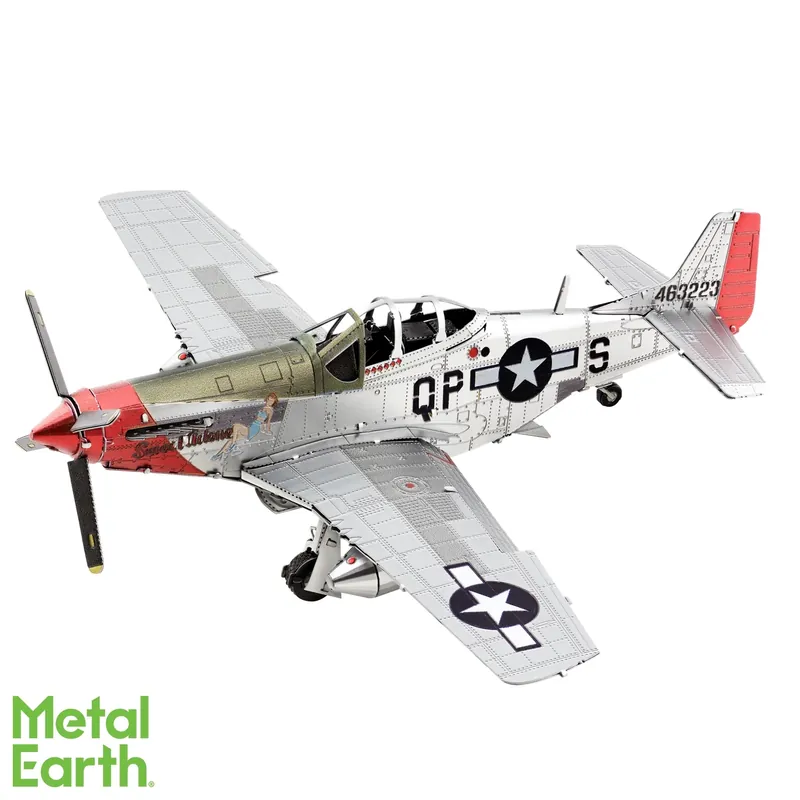 Mustang Sweet Arlene Airplane 3d Metal Model Kit - 2 Pieces
