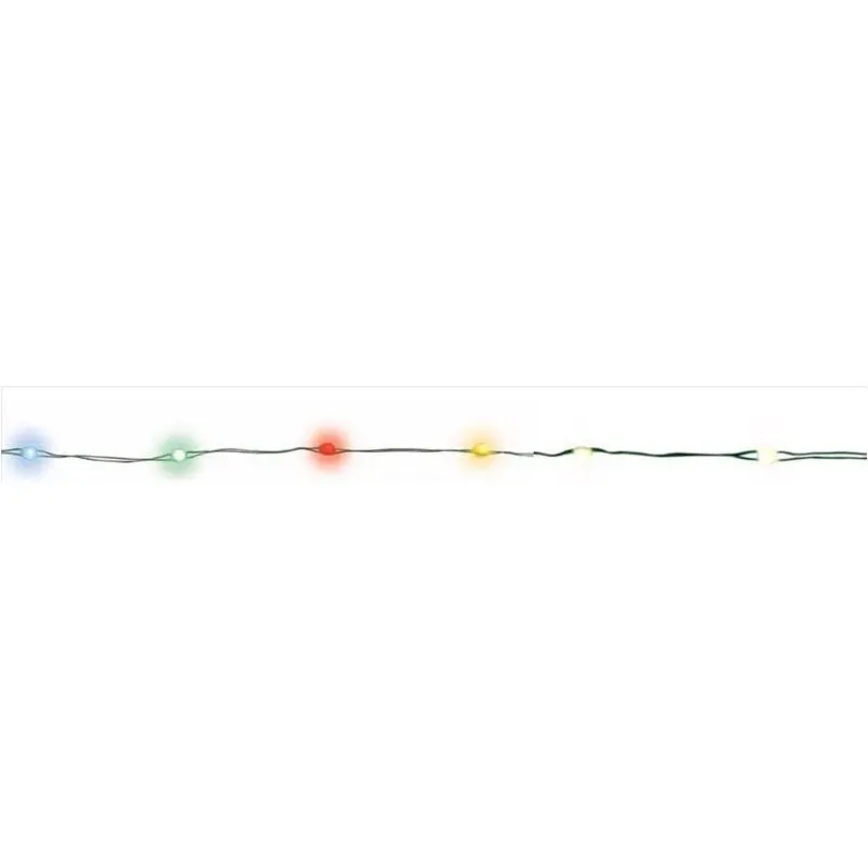 Celebrations LED Big Seed Cluster 200‑Count Multicolor & Warm White Christmas Lights – 66‑ft Plug‑In Strand