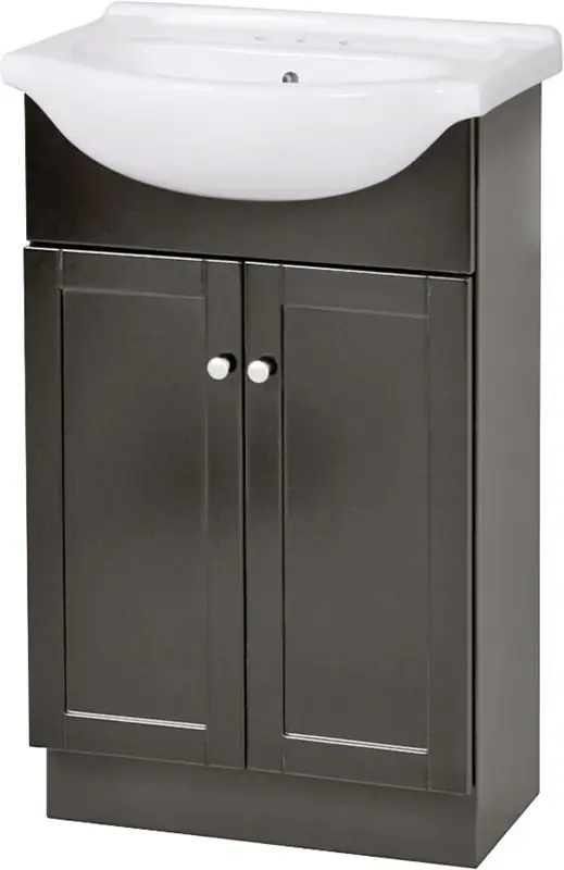 Columbia Espresso Euro Bathroom Vanity Combo 36.5 In. H X 22-1/4 In. W X 17.5 In. D