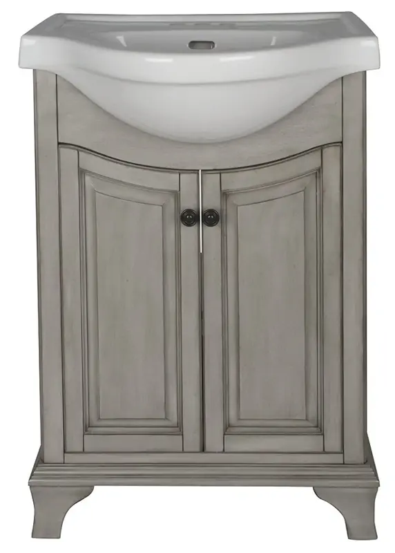 Corsicana Euro Bathroom Vanity Combo 36" Wood Antique Black/antique Gray