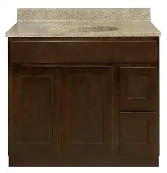 SHAKER ESPRESSO 2 DOOR 2 DRAW