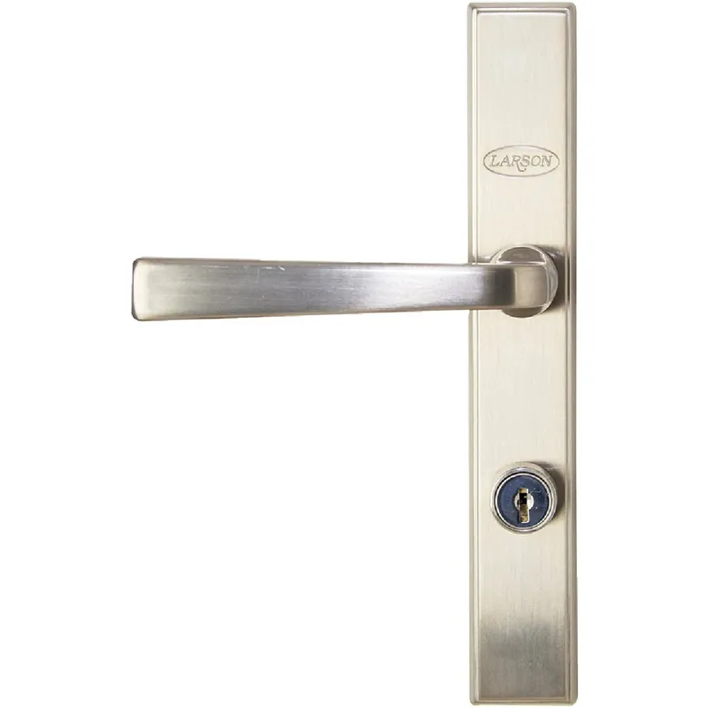 QuickFit Straight Lever Handleset, Brushed Nickel