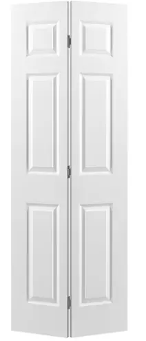 BIFOLD 6 PANEL HARDBOARD 2-6