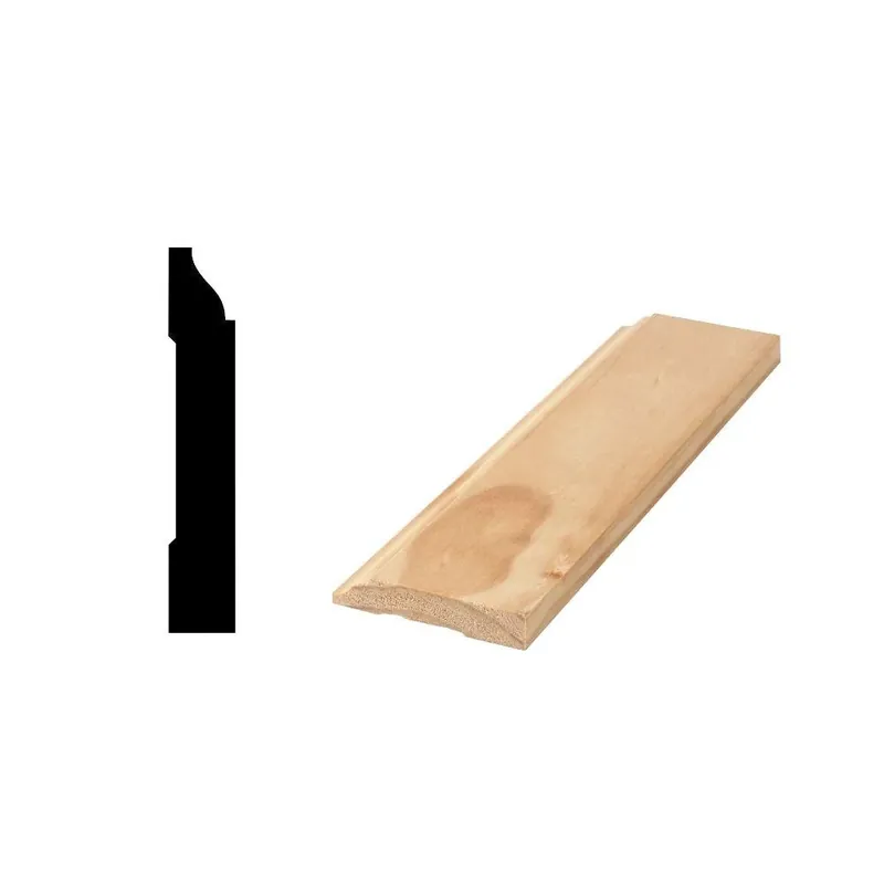 Wm 623 Solid Pine Base Moulding 9/16 In. X 3-1/4 In. For Elegant Interiors