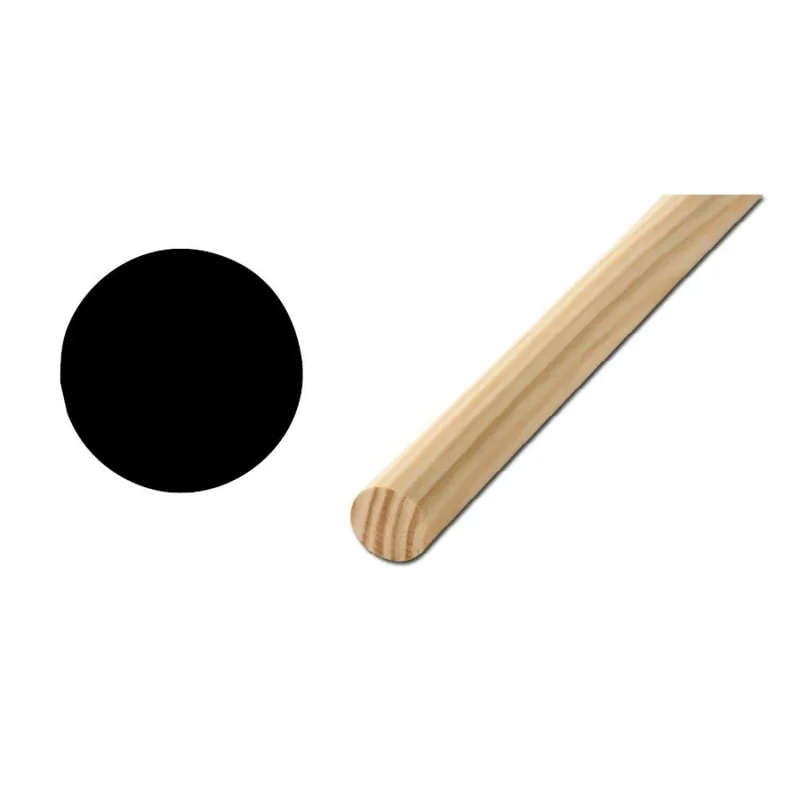 1-1/4" X 8‘ Woodgrain Pine Closet Rod For Storage Solutions