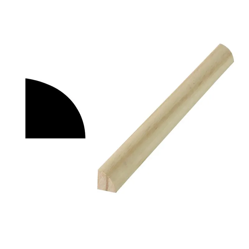 Wm 106 Solid Pine Quarter Round Moulding 11/16 In. X 11/16 In.