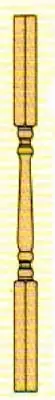 BW Creative Wood HE5090032W 2 X 2 X 32 In. Hemlock Colonial Baluster
