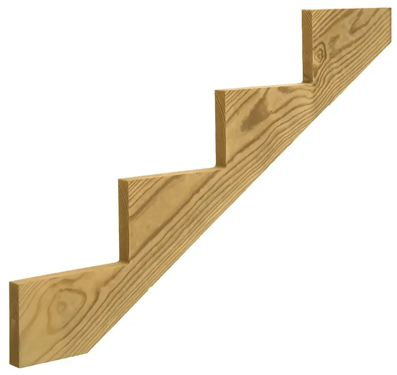 4-Step Stair Stringer, 2 X 12