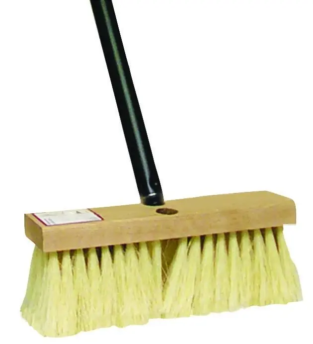 10 Inch Blacktop Brush With 48 Inch Handle For Driveway Coating