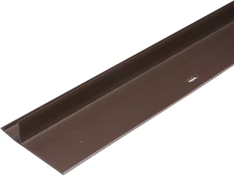 Roof Drip Edge, Brown Vinyl, 10-Ft.