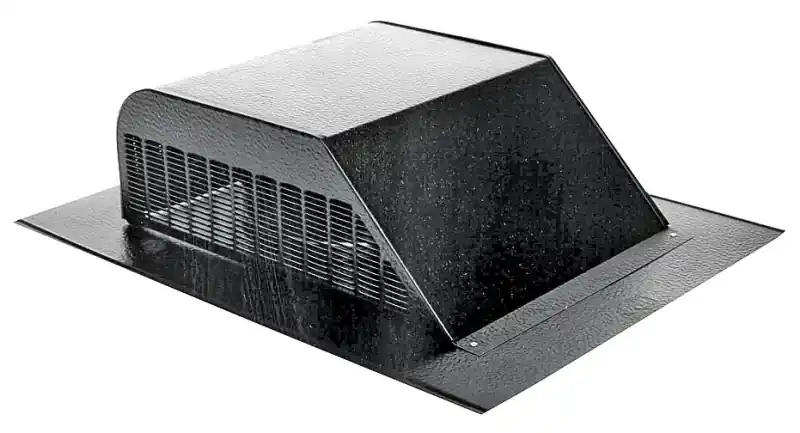 LOMANCO 750B Aluminium Roof Louver Black