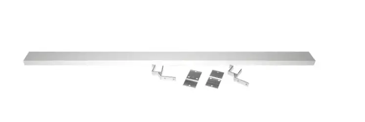 WHITE VINYL MULL 4/0 SINGLE HUNG