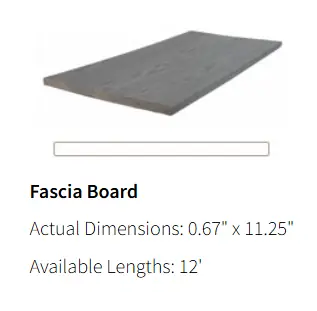 CANOE SKIRT BOARD 1X12X12