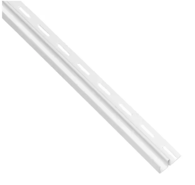 VINYL F TRIM 1/2‘‘ WHITE 12‘6