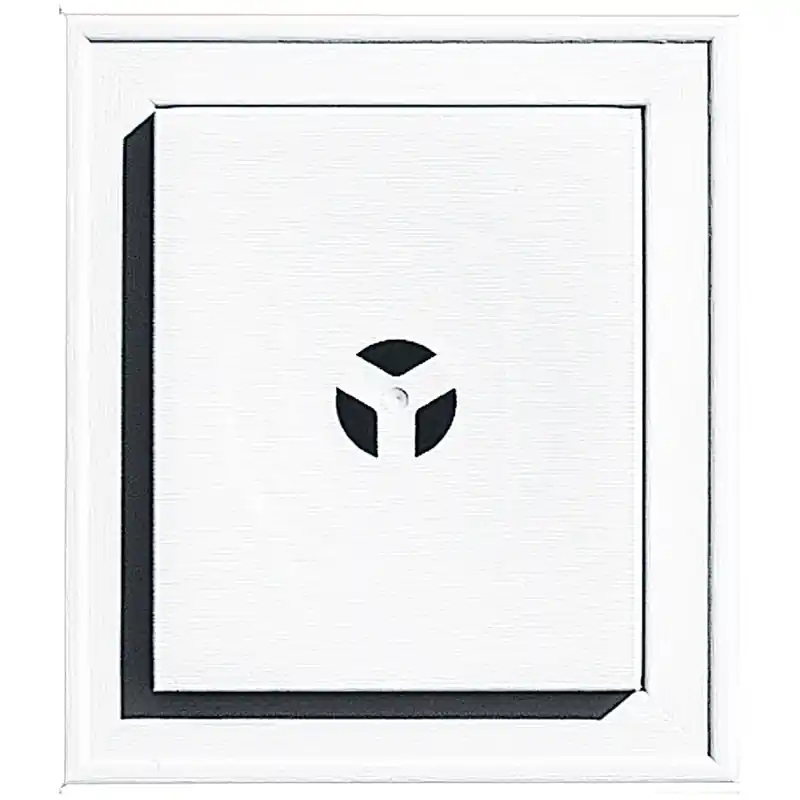 8 In. H X 1-1/2 In. L Prefinished White Vinyl Mounting Block