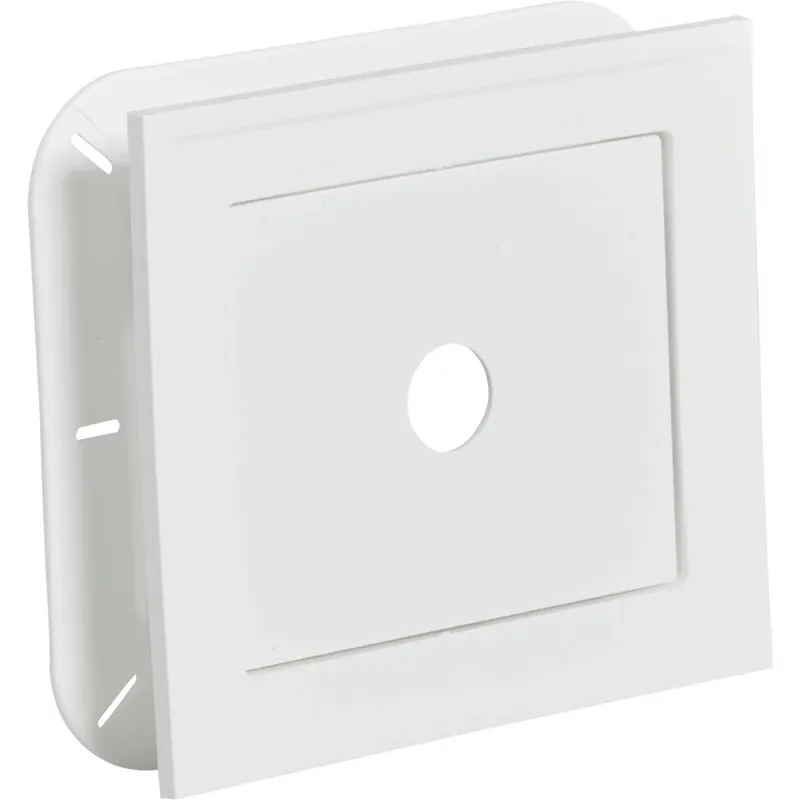 7-1/4 In. X 8-1/8 In. White Vinyl Mounting Block Uniblock Aw
