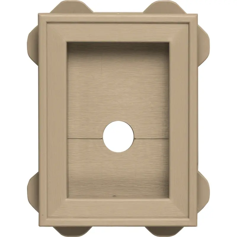 5.5 In. X 8.625 In. Tan Wrap Around Mounting Block Model 069