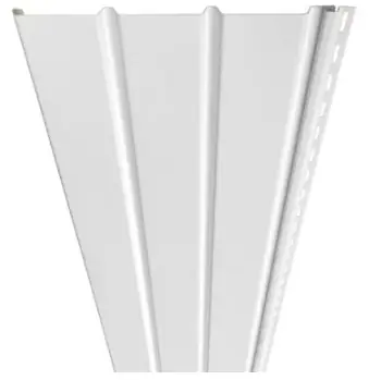VINYL T4 SOFFIT SOLID WHITE 12‘