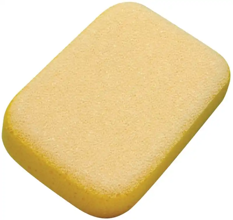 M-d Double-textured Scrubbing Sponge, 7 In L X 5 In W, Yellow, Model 49156