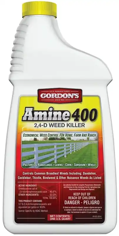 Amine 400 Weed Killer, 2,4-D, 1-Qt. Concentrate