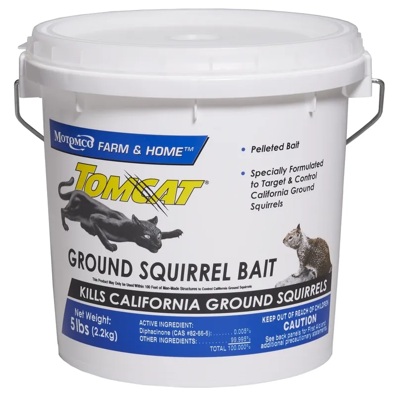 Ground Squirrel Bait Pellets 5 Lb - Effective Rodent Control