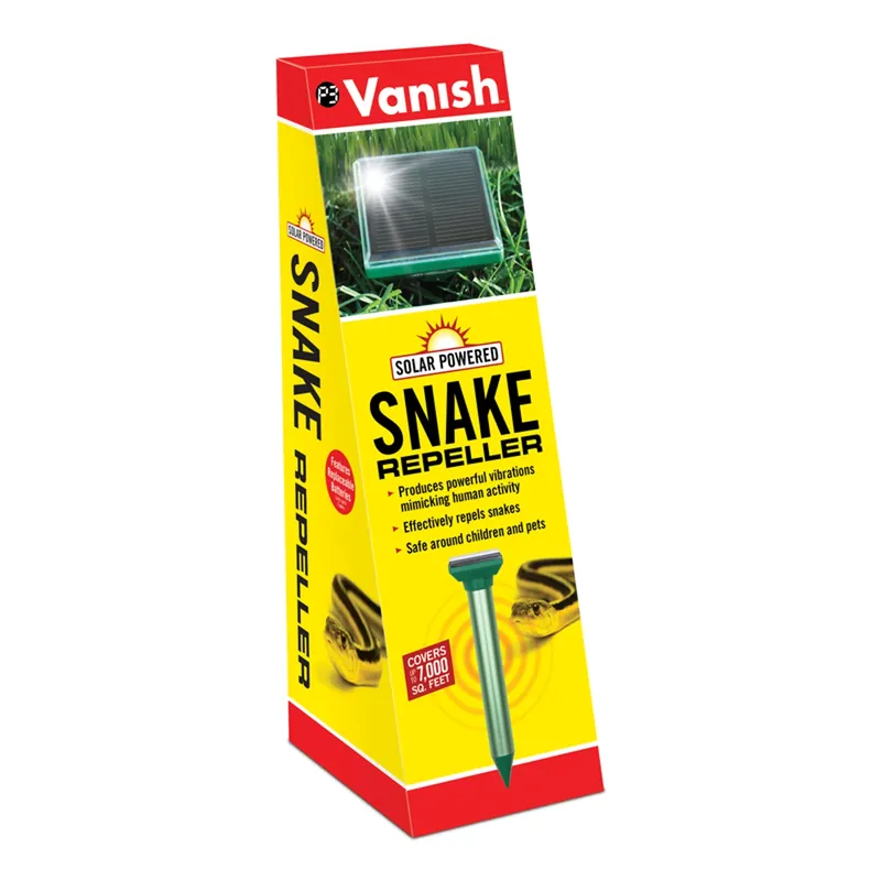 Solar-powered Electronic Stake Repeller For Snakes - Model P7845