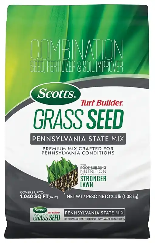 Turf Builder Grass Seed Pennsylvania State Mix, 2.4 Lbs., Covers 345 Sq. Ft.