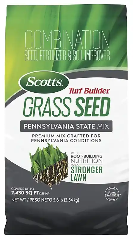 Turf Builder Grass Seed Pennsylvania State Mix, 5.6 Lbs., Covers 810 Sq. Ft.