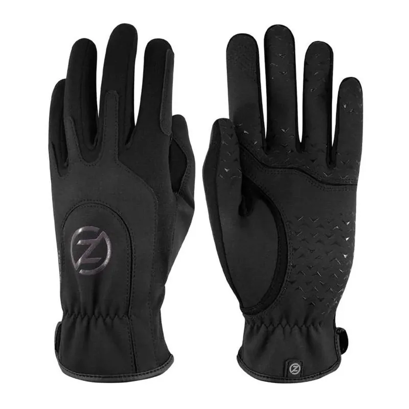 Zero Friction Women‘s All‑Purpose Silicone Black Grip Gloves – One Size