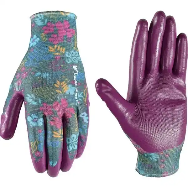 Wells Lamont Women‘s Botanical Nitrile Coated Knit Gloves - Durable And Comfortable